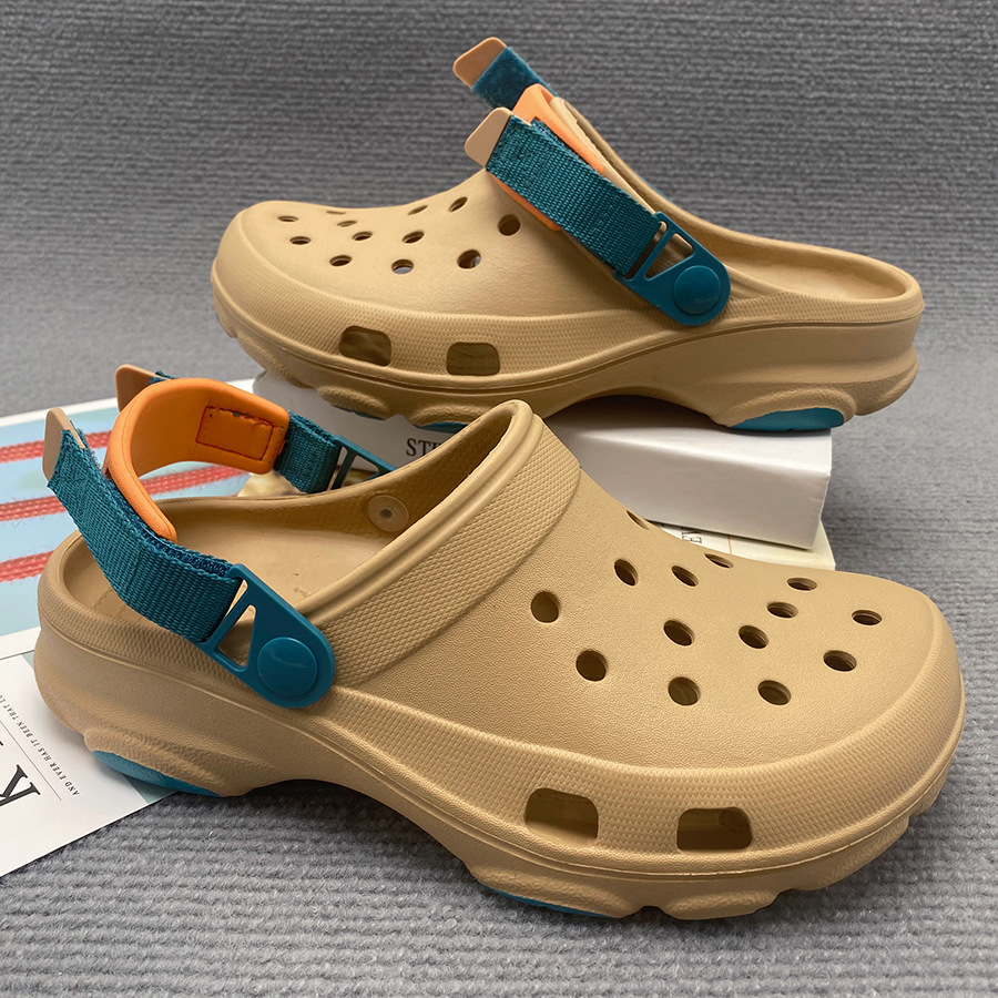 807EVA Men's Garden shoes beach shoes hole shoes two-way cross-border slip-on shoes bed wear-resistant non-slip