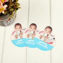 彩色纸卡印刷幼儿宝宝奶瓶纸卡可印logo供应纸质标签批发