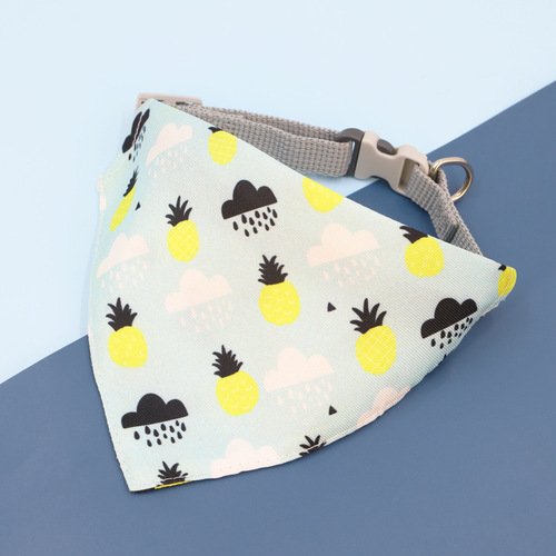 Dog bib, cute pet saliva scarf, cat and dog triangle scarf, pet scarf, clothes, Shiba Inu saliva scarf, neck scarf