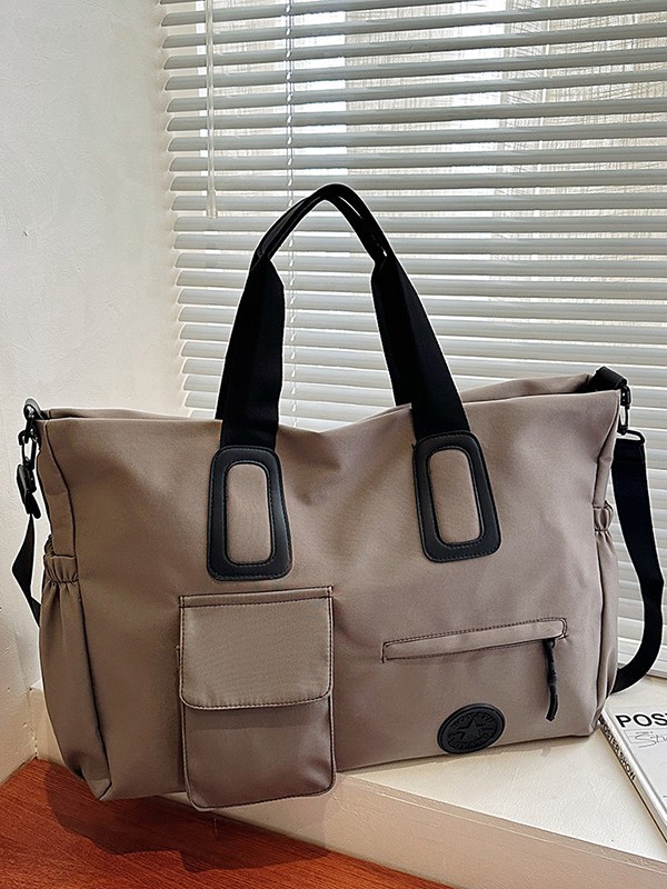 大容量の短距離旅行バッグ、軽量収納フィットネスバッグ、スポーツ軽量ショルダーバッグ、女性用カジュアルで多用途なハンドバッグ