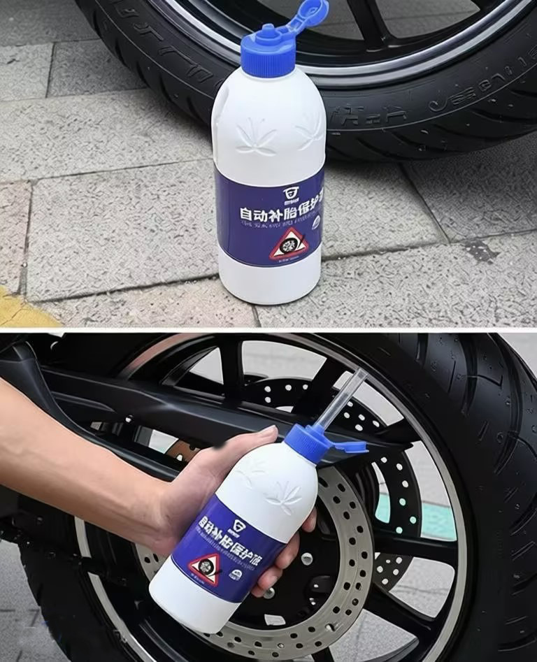 New Energy Vehicle Tire Inflator and Repair Fluid, Electric Motorcycle Self-Repair Agent, Vacuum Tire Repair Glue, Explosion-Proof