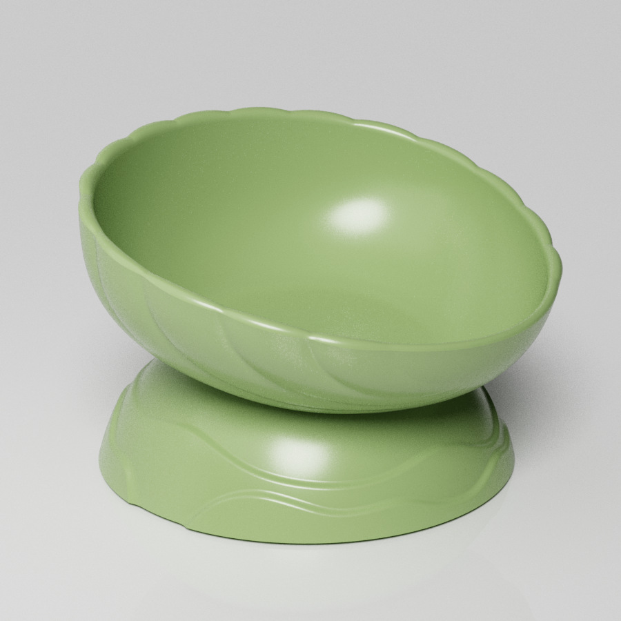 Arroz seco para mascotas, agua potable, cuenco para gatos, porcelana de imitación original, fibra de bambú, cuenco de concha ajustable, cuenco de comida para gatos, suministros para gatos