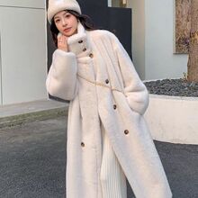 水貂绒外套女2024冬季新款仿皮草毛毛大衣加厚毛绒外套衣宽松显瘦