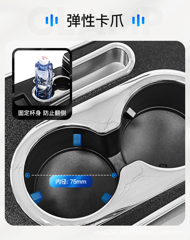 Wholesale suitable for VinFast Vietnam VF3 multifunctional VF5/6 central armrest box storage box modification accessories