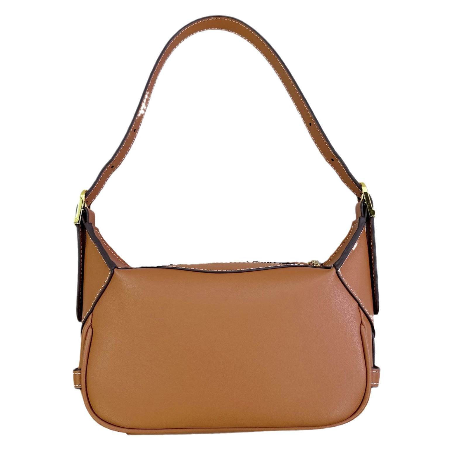 Pomlad in poletje 2024 Nova usnjena torba za cmoke Triumphal Arch Romy pod pazduho, ročna torba za čez ramo, majhna torba za čez ramo_voghion.com