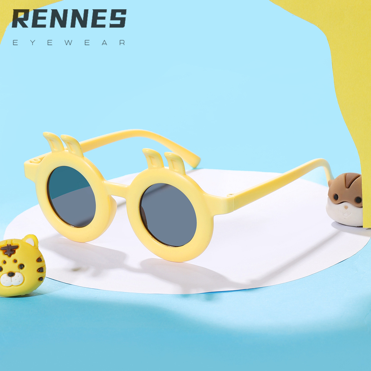 Gafas de sol para niños conejito Gafas de sol para niñas lindas de verano Gafas de sol para niños de fiesta de dibujos animados