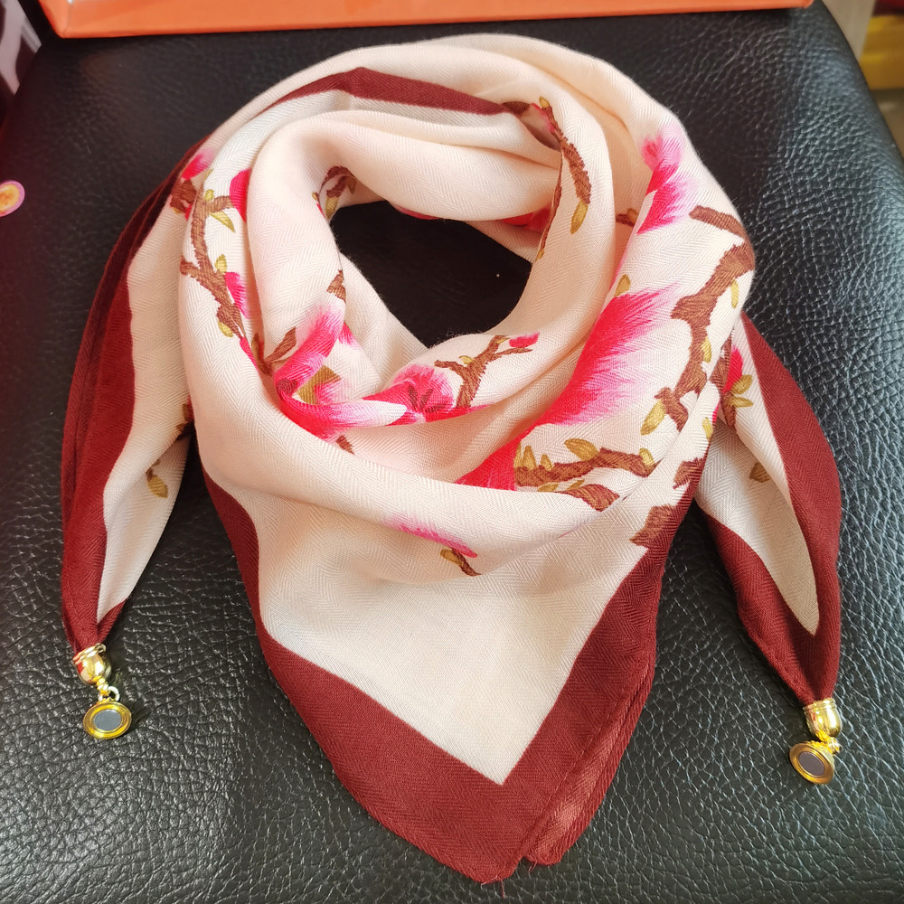 자석 버클 - 커피가 장미 매화로 변합니다.