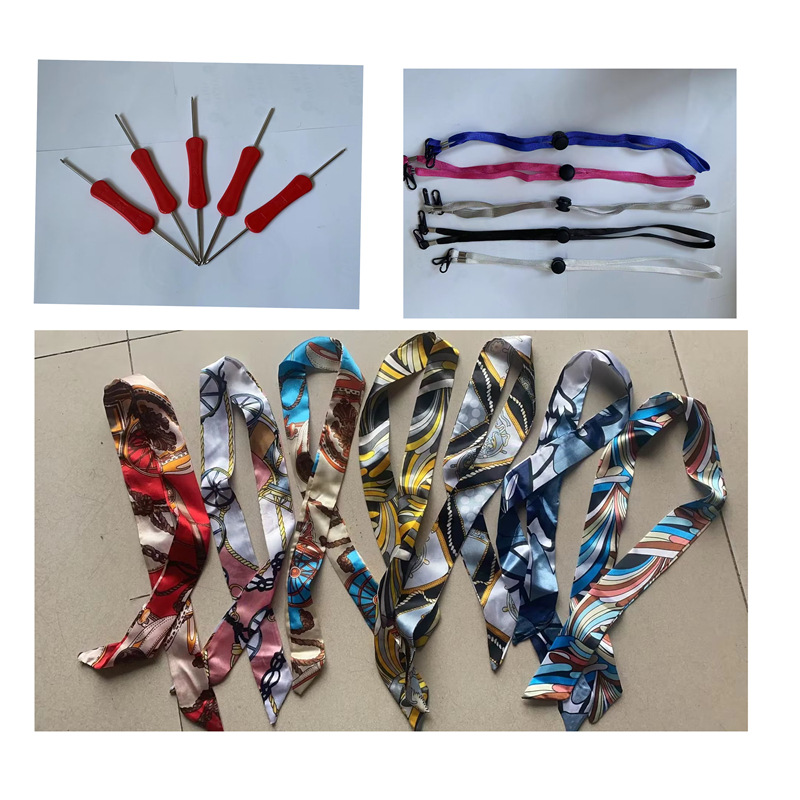 夏凉帽工具辅料飘带防风绳钩针批发
