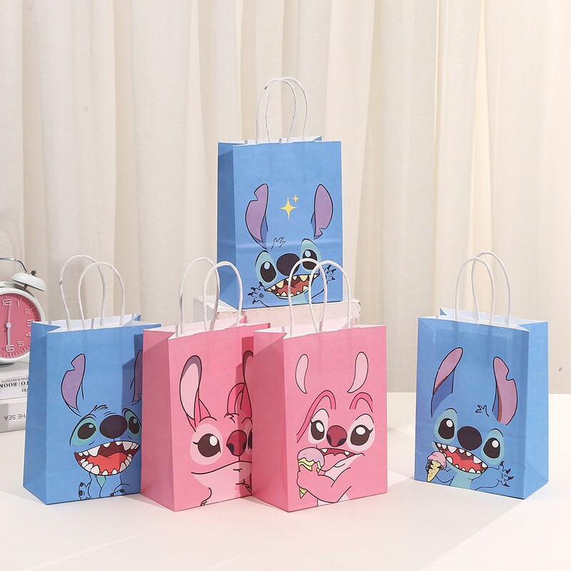 New cross-border Amazon cartoon stillson theme cow birthday party leather paper bag series gift bag shopping bag