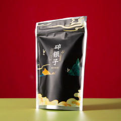 碎銀子自封袋自立袋半斤裝茶葉包裝袋子封口密封袋塑料鋁箔拉鏈袋