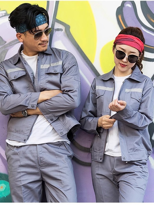 Primavera y otoño hombre desgaste engrosado reparación de automóviles logística reflector chaqueta de ingeniería ropa de protección laboral personalizada