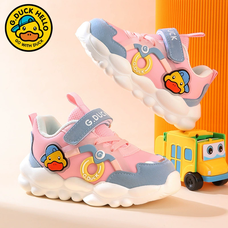 B.Duck, children's demi-season sports shoes, footwear, soft sole