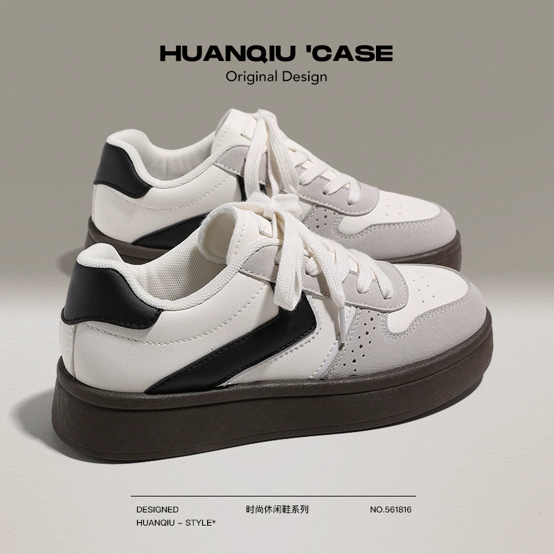Универсальные 2024 новые осенние кроссовки женские дикие морали туфли новые дышащие юбки студенческие приливы маленькие белые туфли