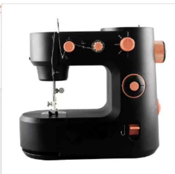 Новая швейная машина 398, миниатюрная портативная оверлочная швейная машина для дома, популярная за рубежом, многофункциональная, простая в использовании, способна шить плотные ткани.