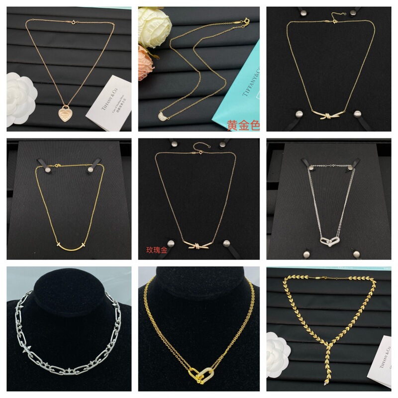 Tijia European and American Cross-Border Women's Personalized Versatile Fashion Trendy High-End Neck Accessory Sweet Cool American Style Trendy Necklace Tijia European and American Cross-Border Women's Personalized Versatile Fashion Trendy High-End Neck Accessory Sweet Cool American Style Trendy Necklace