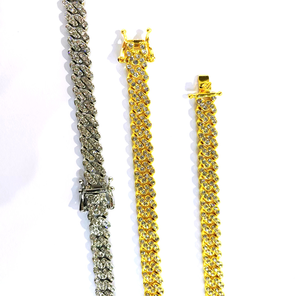 Fashion Geometric Alloy Plating Rhinestones Unisex Necklace