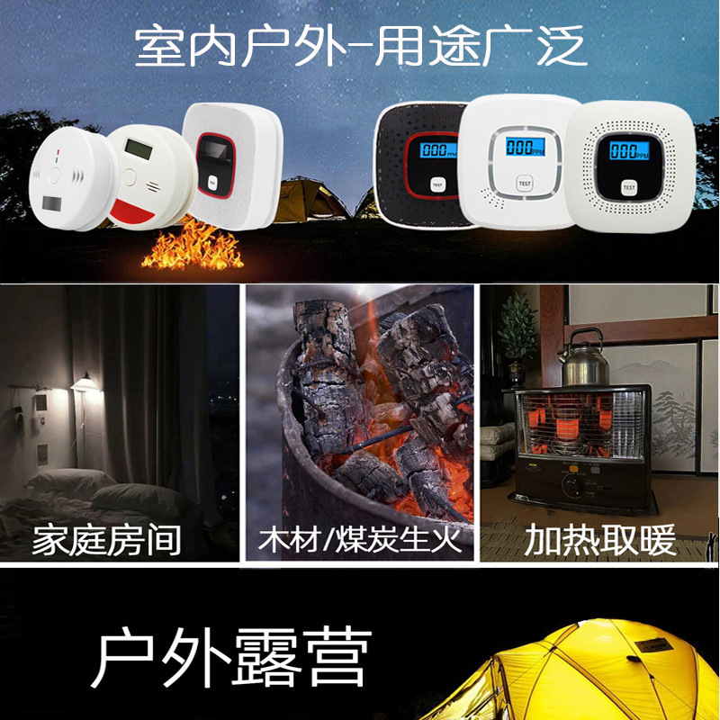 対外貿易一酸化炭素警報器家庭用クロスボーダーアマゾン屋外coガス検出器英語包装卸売り|undefined