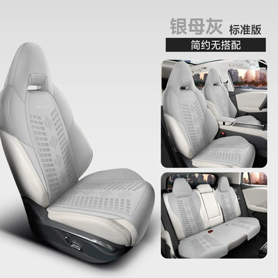 Bag Seat Cushion Cover, Modelə uyğun (Original) oturacaq örtükləri - standard-version-silver-mother-gray-lynk-co-03-special