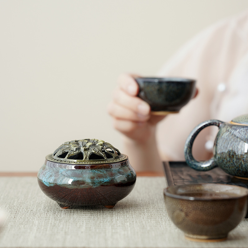 高級文化創造紫禁城カンフー茶セットティーカップギフトボックスセット高齢者や教師へのホリデービジネスギフトとして|undefined