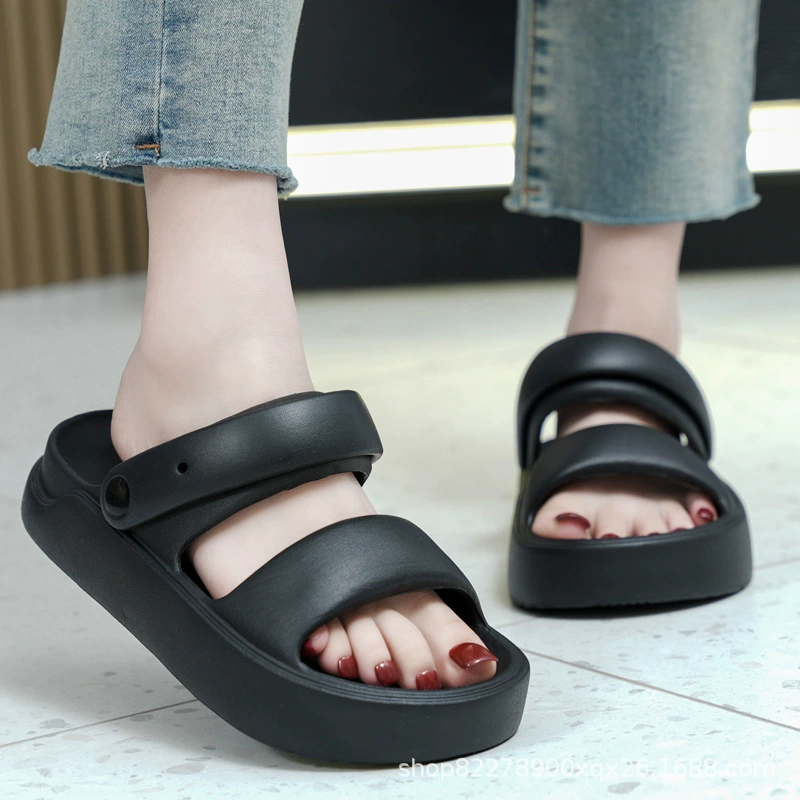 Туфли-челси на платформе Birkenstock для девушек и молодых мужчин, летние пляжные шлепанцы с широкой подошвой, лёгкие, модные, на кокосовые (пляжные) шлепки