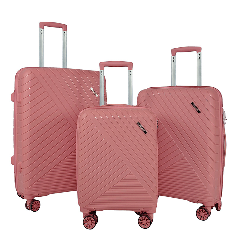 Maleta de embarque Caja madre de PP multifuncional femenina de 18 pulgadas Caja de contraseña a prueba de explosiones de tres piezas para estudiantes varones de alto valor