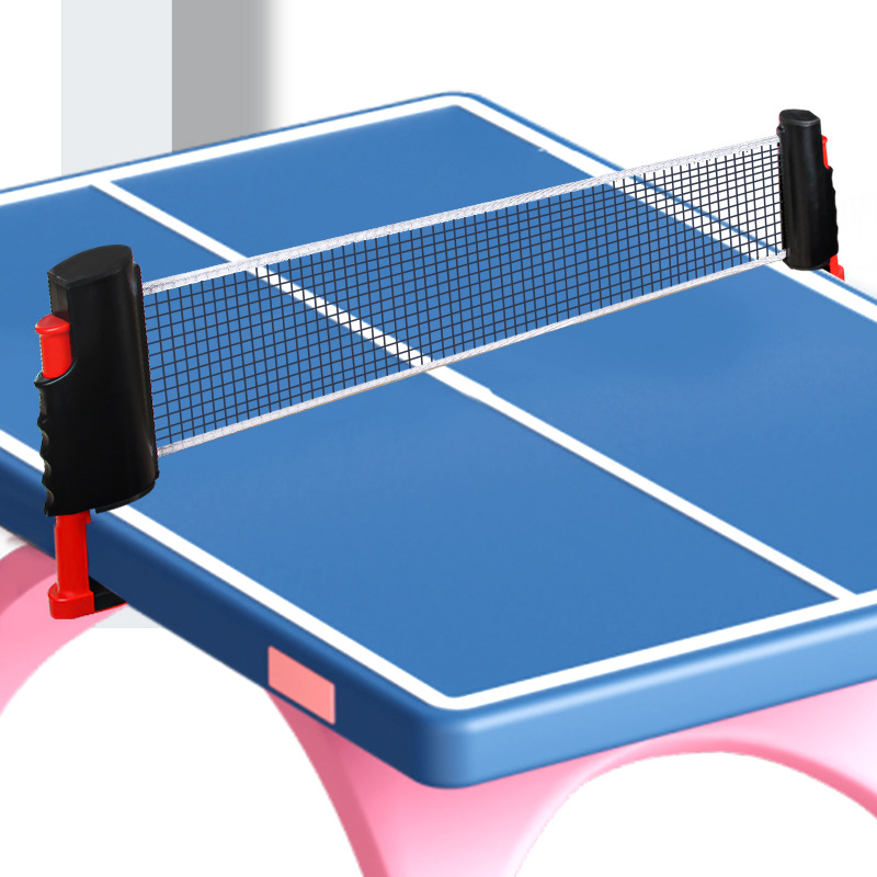 Mesa de tenis de mesa retráctil marco de red portátil bloqueador de red interior y exterior entrenador de tenis de mesa marco de red de tenis de mesa