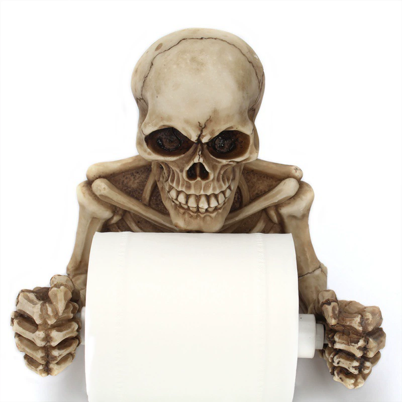 Creative 3D Stereon Skull Полотенце для стены - тип рулонной бумаги кухня, бар, туалет