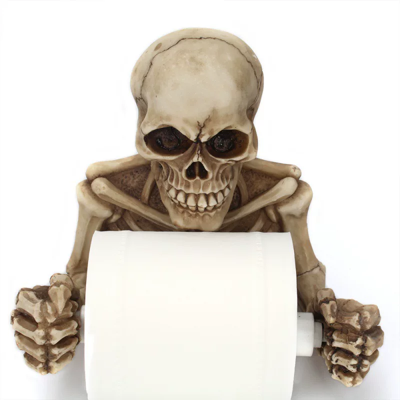 Creative 3D Stereon Skull Полотенце для стены - тип рулонной бумаги кухня, бар, туалет