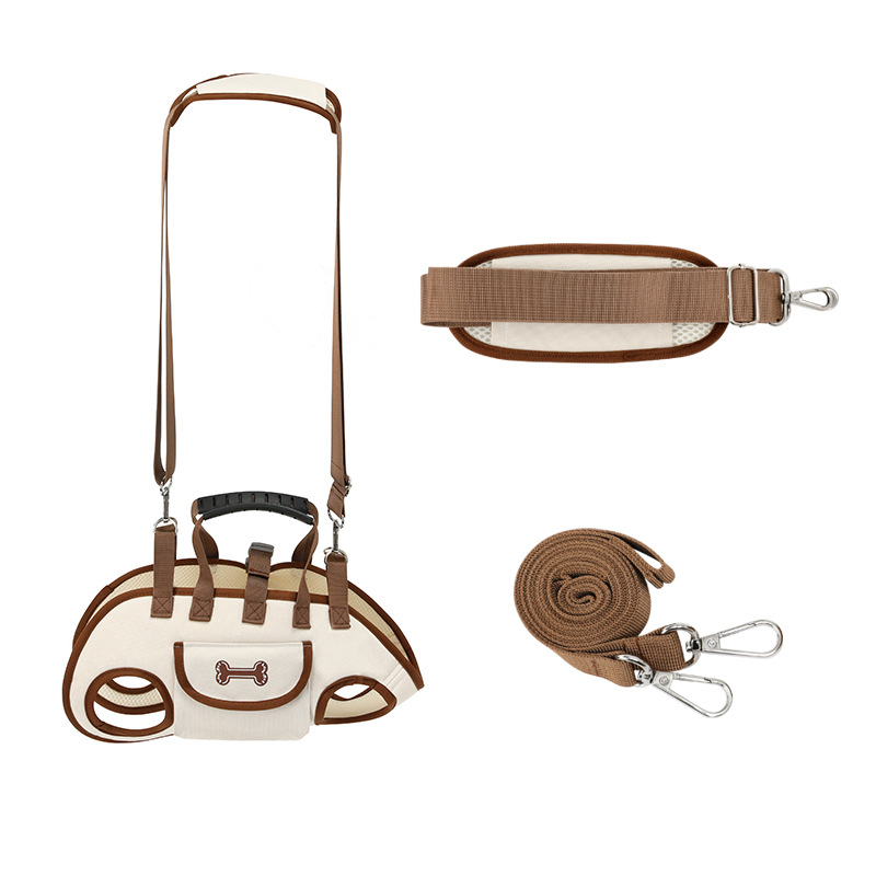 Pet out correa de pecho para cachorros bolsas portátiles para caminar perros pequeños y medianos bolsas de pecho para perros
