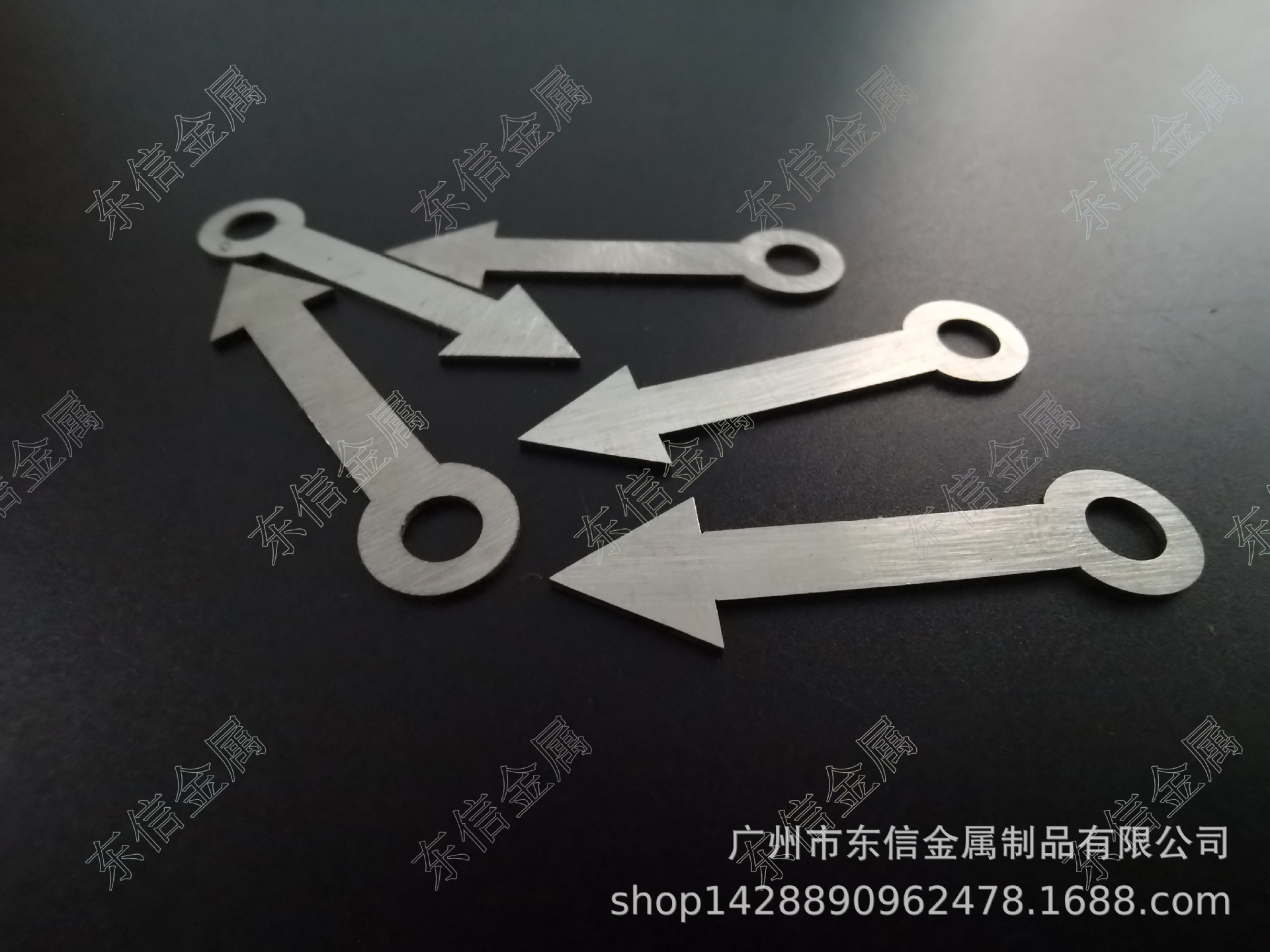 不锈钢配件 尖头箭头分度针 钟表形指针 激光无批风毛刺 仪表针