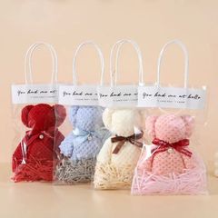 Wholesale wedding cute bear towel souvenir opening return gift shape big bear birthday children's day gift towel