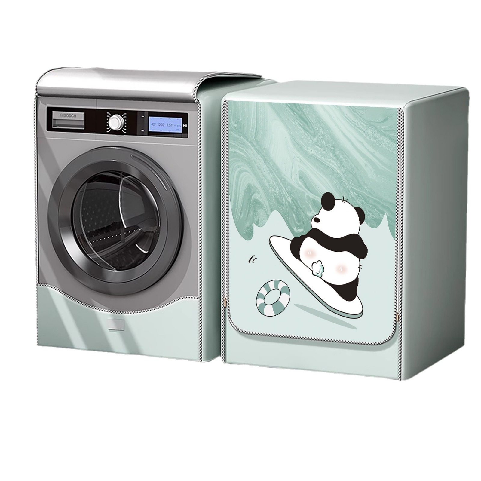 Cubierta de la lavadora de tambor Cubierta de la cubierta Little Swan Cortina de protección solar impermeable Haier 8 10 kg Cubierta de la cubierta solar a prueba de polvo