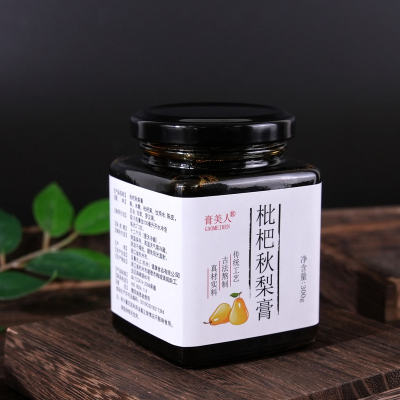 純粋な梨の膏の瓶の300gの氷砂糖のシドニーの古法は果物の味を煮て膏体の秋梨の膏を飲んで飲み物を調合します。|undefined