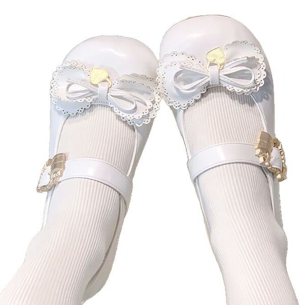 Cute universal Mary Jane shoes with bow