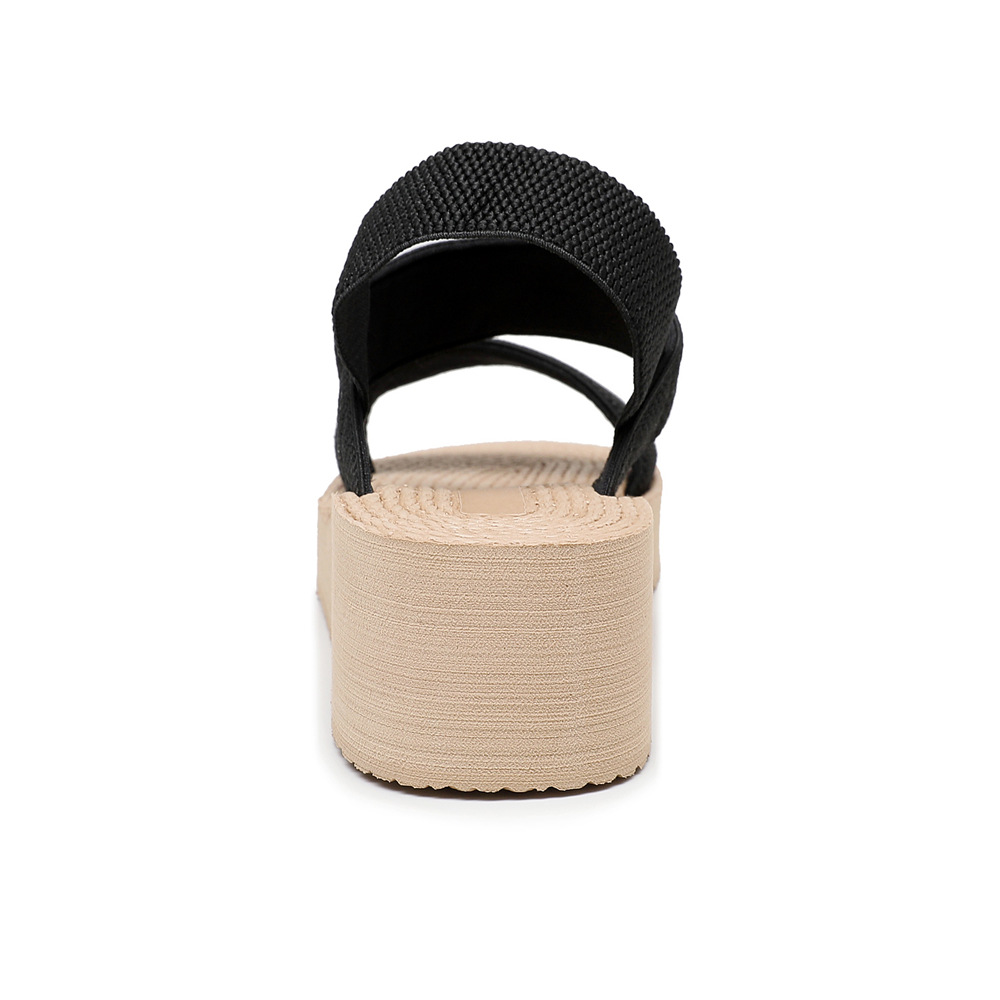 Title 24, Kadın Yeni Moda Çapraz Askılı Trend Kalın Taban...