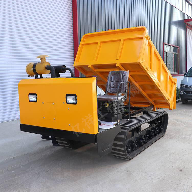 3吨拉混凝土履带运输车 山地果园爬山虎履带自卸车 柴油履带车