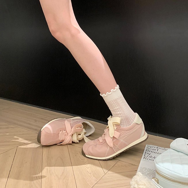 Versión de cuero de vaca de la uva de la misma blogger coreano de moda cabeza redonda de color Miu correa casual Agan De zapatos de entrenamiento para mujeres