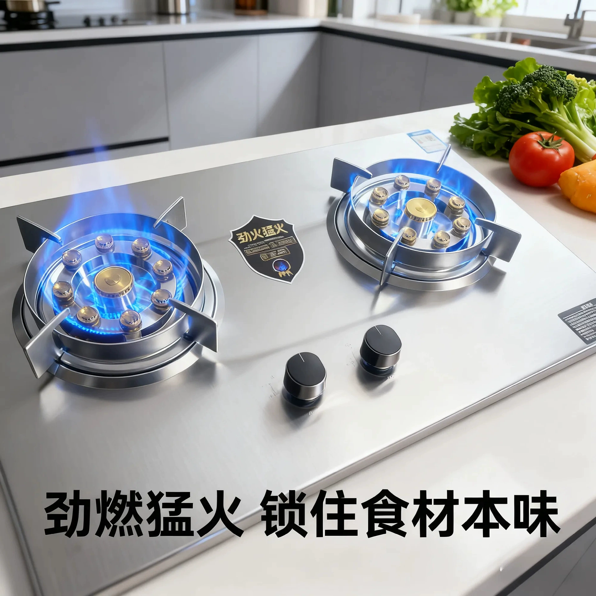 Мощная плита от производителя в наличии для уличной торговли, бытовая двухконфорочная газовая плита высокой мощности, двухконфорочная плита на природном газе с высокой производительностью.