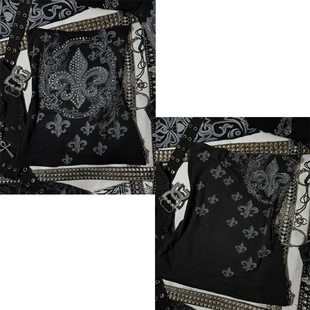 Summer tank top, European style, slim fit, Gothic