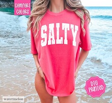 I 73302 Salty Letter Loose T-shirt ��ĸ���ɶ��� ŷ���羳