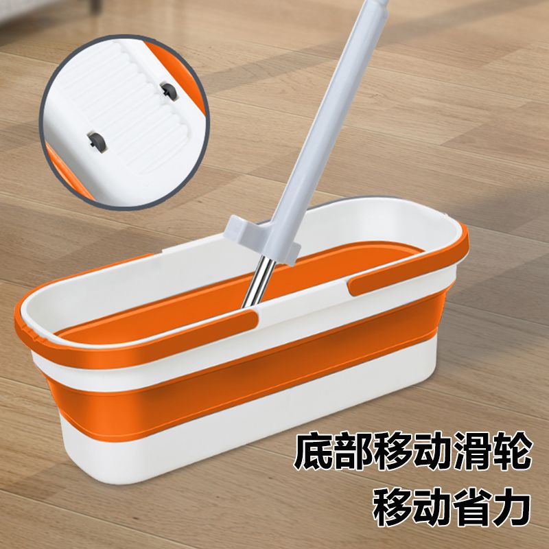 超大号容量长方形洗拖把清洗桶家用胶棉拖平板拖布手提地拖桶塑料