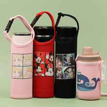 儿童卡通杯套手提斜挎两用便携式保护保温杯套水杯保护套水瓶套