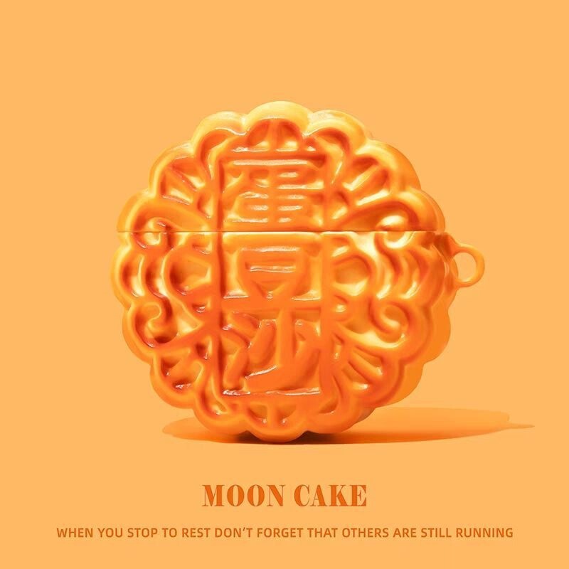 Simulated Mid-Autumn Festival Mooncake Protective Case for Airpodspro3, Airpods4 Generation, Apple Earphone Case, Silicone 2Nd Generation Simulated Mid-Autumn Festival Mooncake Protective Case for Airpodspro3, Airpods4 Generation, Apple Earphone Case, Silicone 2Nd Generation