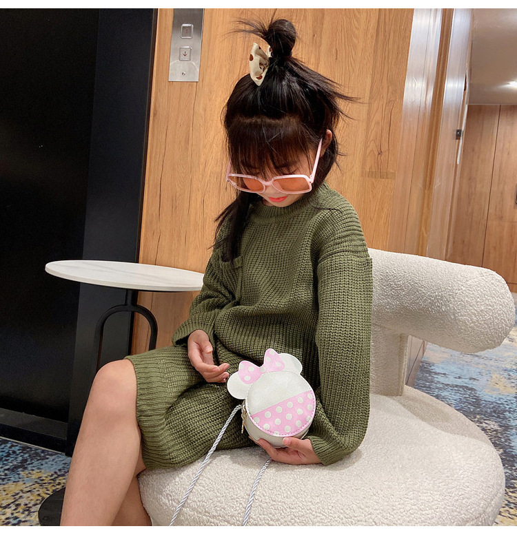 Children's bag, single-shoulder bag, 2021 new cute little bag, PU crossbody bag, trendy mini coin purse for boys and girls undefined