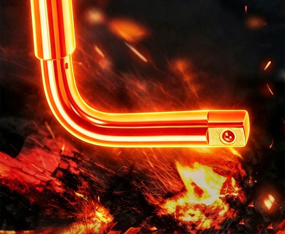 German car repair wrench L-shaped socket, extended and deepened, labor-saving tire removal, telescopic multi-functional tool