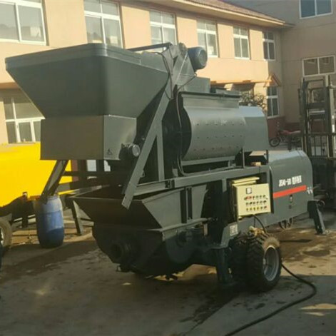 750强制搅拌机拖泵 强制搅拌拖泵一体机 强制搅拌机带泵 搅拌拖泵