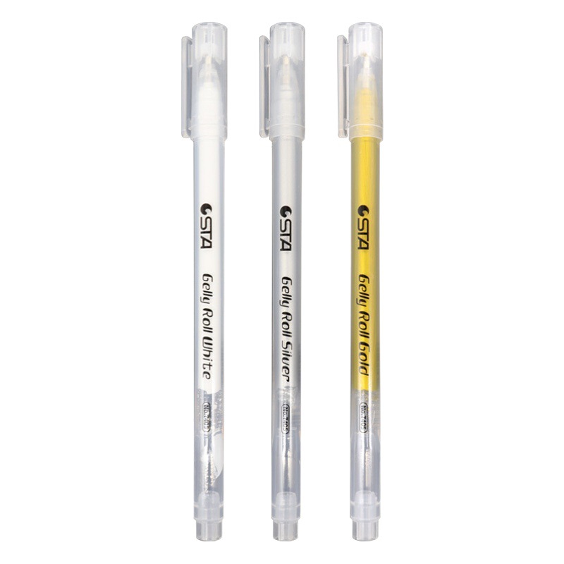 Stasta high-gloss pen 7405 brighten the picture high-gloss embellishment pen 12 color set factory direct support generation
