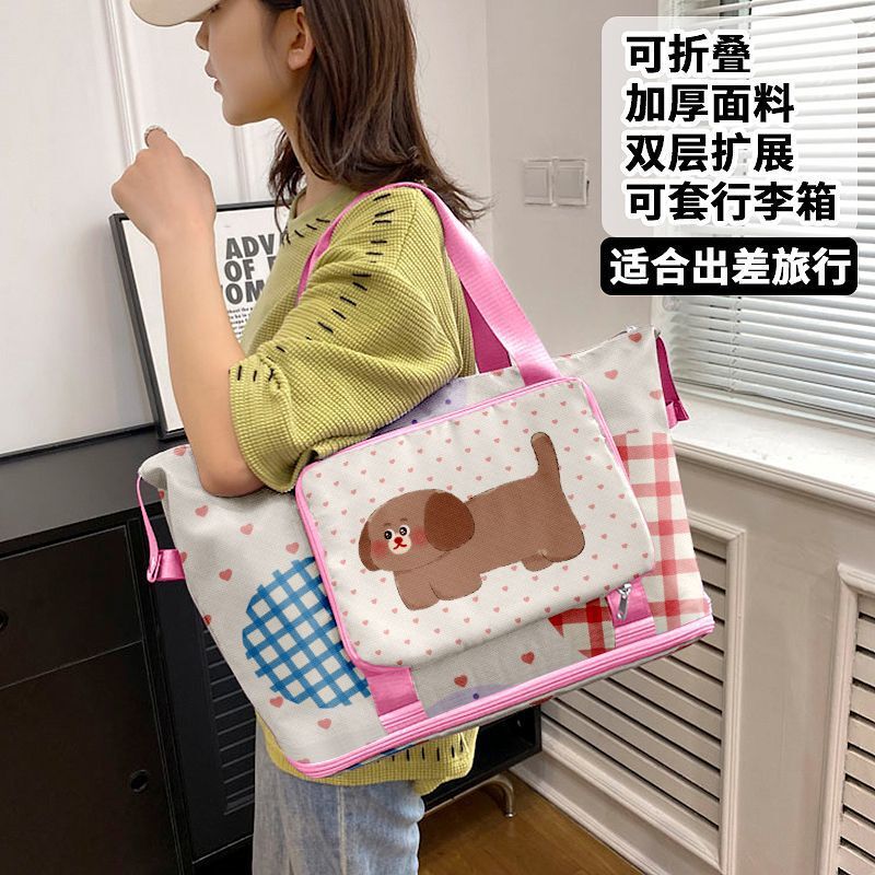 折りたたみ式大容量トラベルバッグ、女性用手荷物、短距離子供用トロリー、高価値マタニティ収納バッグ|undefined