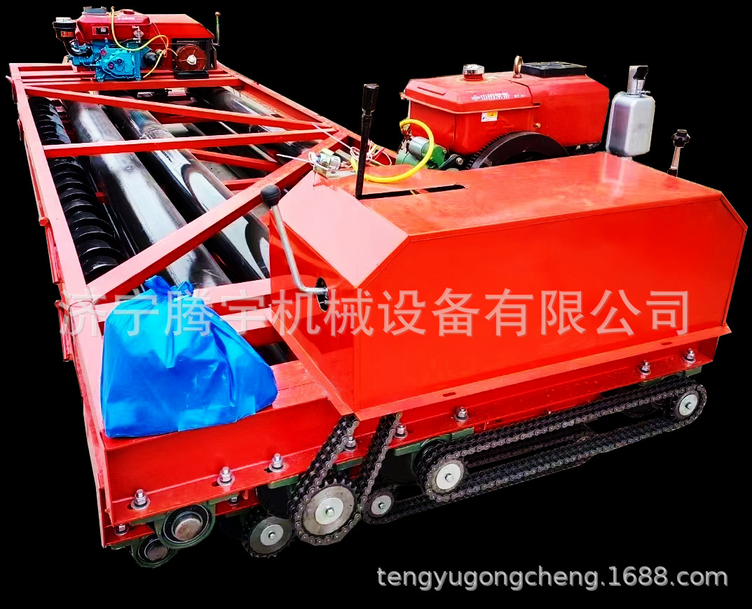 厂家批发自动行走混凝土路面摊铺机  三辊轴水泥地面铺路机 摊平