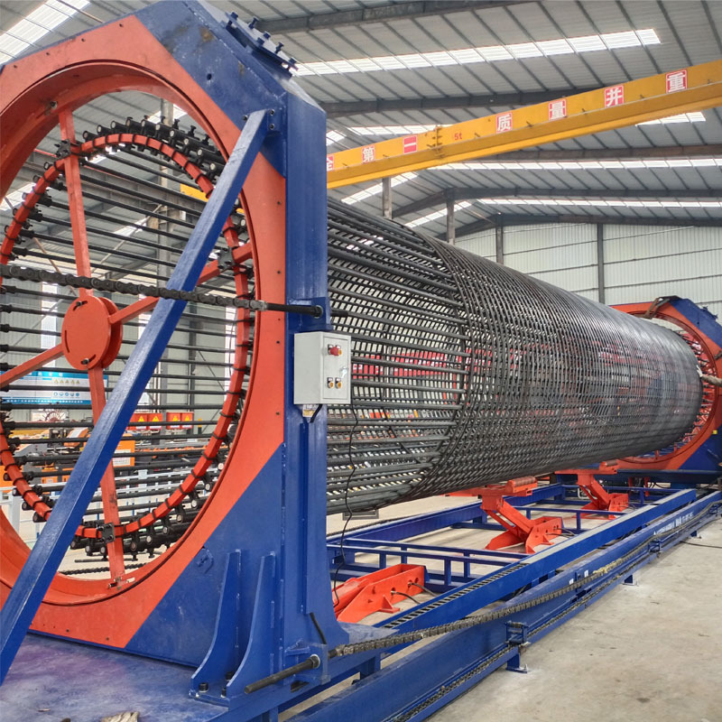 2米数控钢筋笼滚焊机 自动化钢筋笼滚焊机厂家